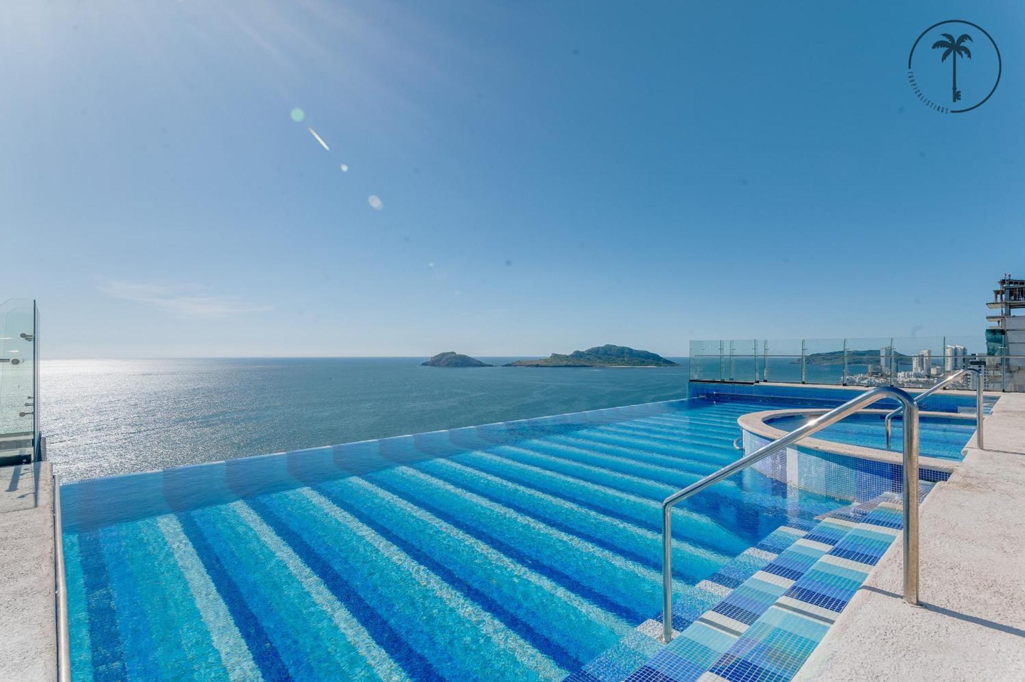 Hermosa Vista Al Mar, Condominio De Lujo! Mazatlan Ngoại thất bức ảnh
